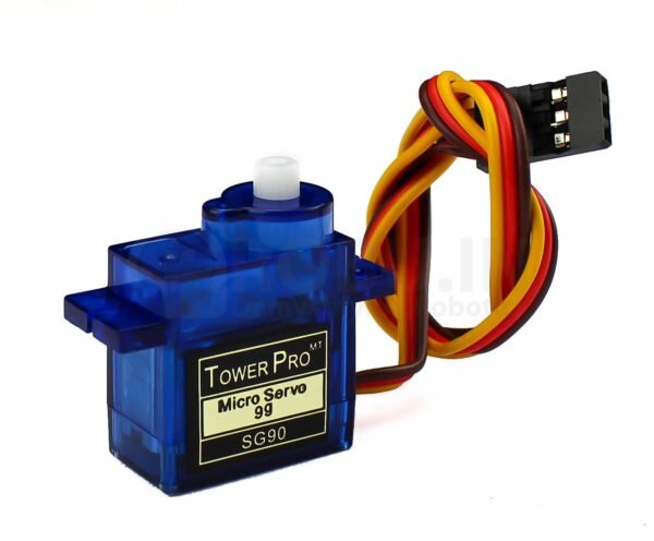 SG90 180° Micro Servo Motor – Lightweight & Precise Control for Arduino, RC, Robotics