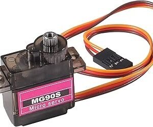 MG90 180° Metal Gear Micro Servo Motor – High-Torque Servo for Arduino & Robotics