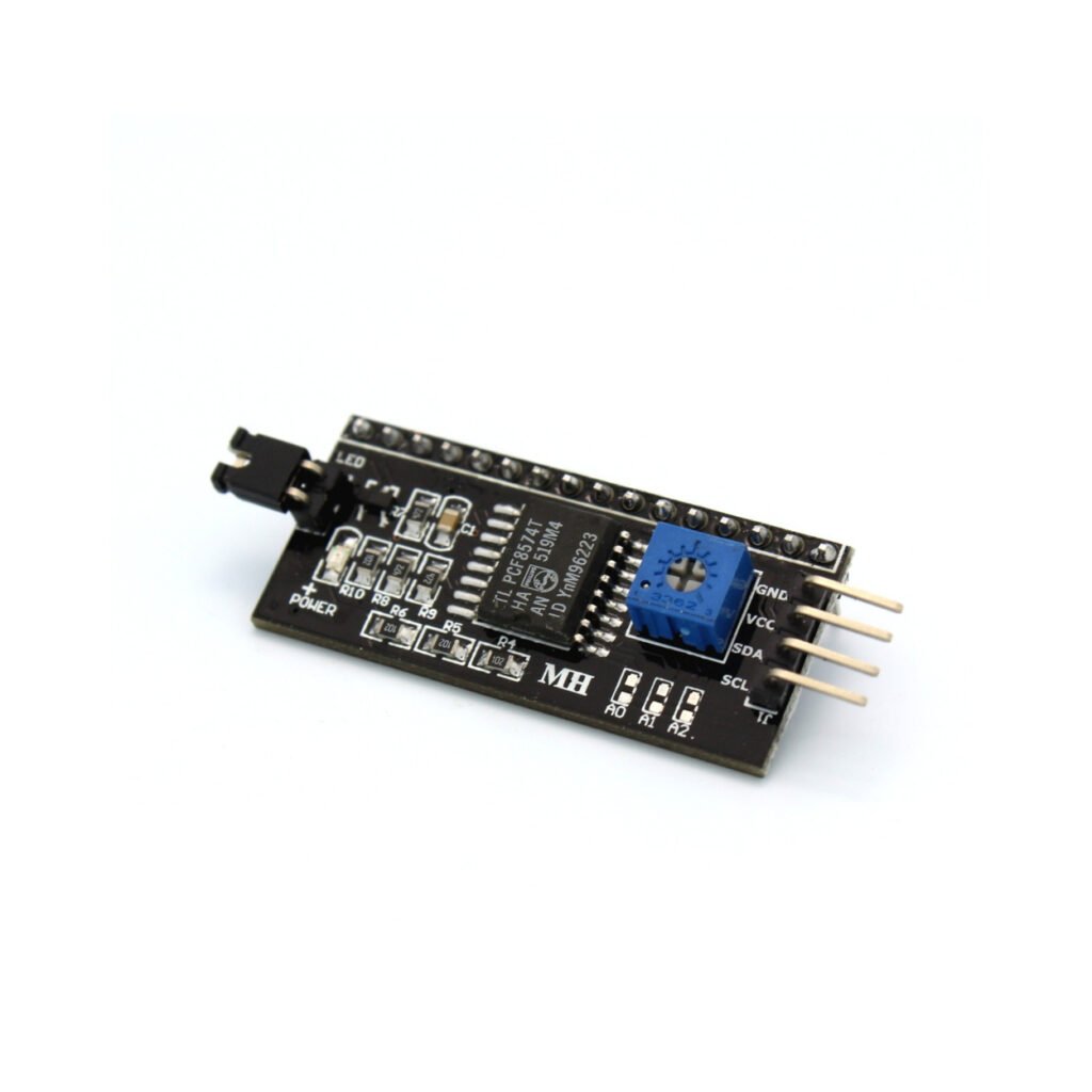 T Pak Module I2C LCD Interface Module – PCF8574 Backpack for 16×2 & 20×4 Displays ...