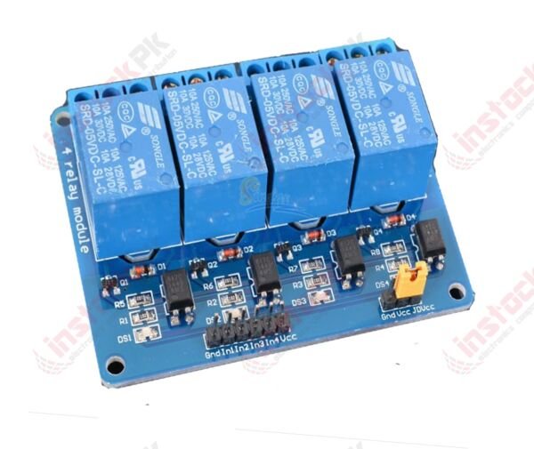 4 Channel 5V Relay Module for Arduino and ESP32 Projects
