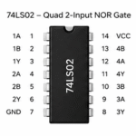7402 Quad 2-Input NOR Gate Logic IC DIP Package
