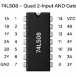 7408 Quad 2-Input AND Gate Logic IC DIP Package