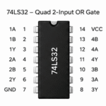 7432 Quad 2-Input OR Gate Logic IC DIP Package