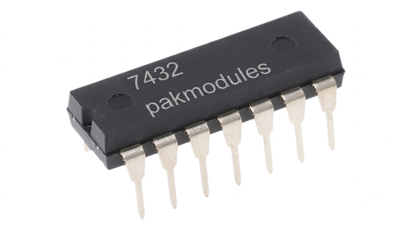 7432 Quad 2-Input OR Gate Logic IC DIP Package