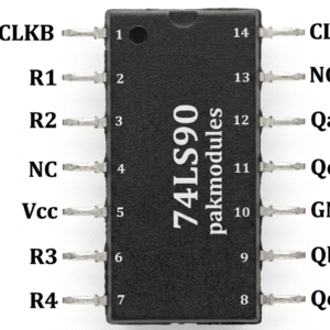 7490 Decade Counter IC DIP-14 Package for Digital Electronics Projects