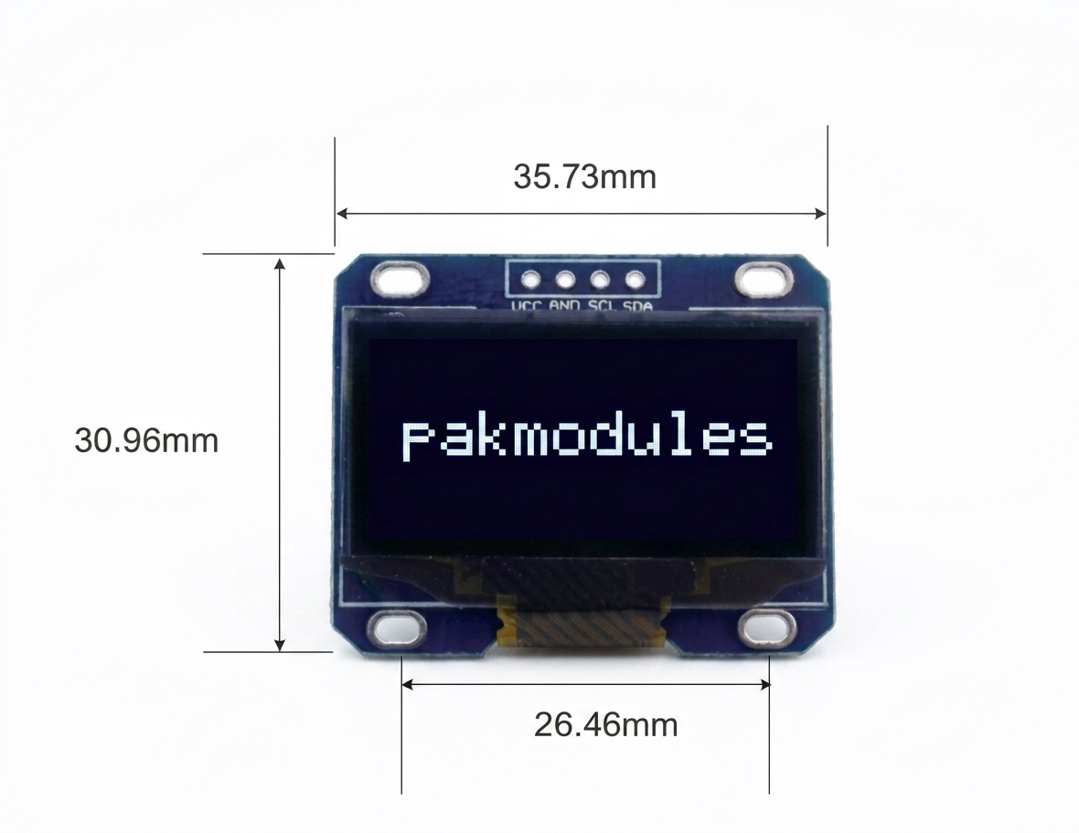 1.3 Inch OLED I2C Display Module for Arduino and ESP32 Projects